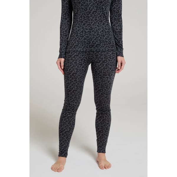 Mountain Warehouse Dam Talus Mönstrade Termobyxor Black 18 UK