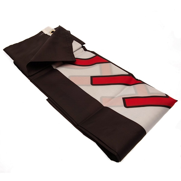 Fulham FC Crest Flag One Size Svart/Vit/Röd Black/White/Red One Size