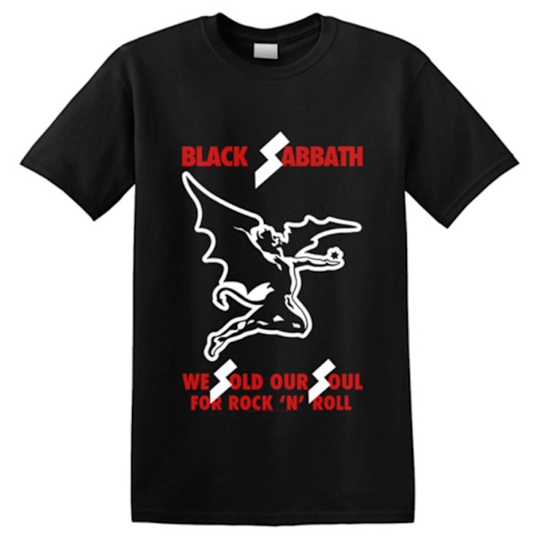 Black Sabbath Unisex Adult Sold Our Soul T-Shirt S Svart Black S