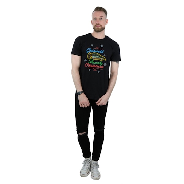 National Lampoon's Christmas Vacation Herr Griswold Familj Bomull T-shirt Black L