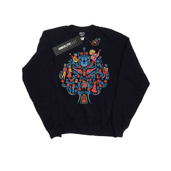 Disney Boys Coco Tree Pattern Sweatshirt 7-8 år Marinblå Navy Blue 7-8 Years
