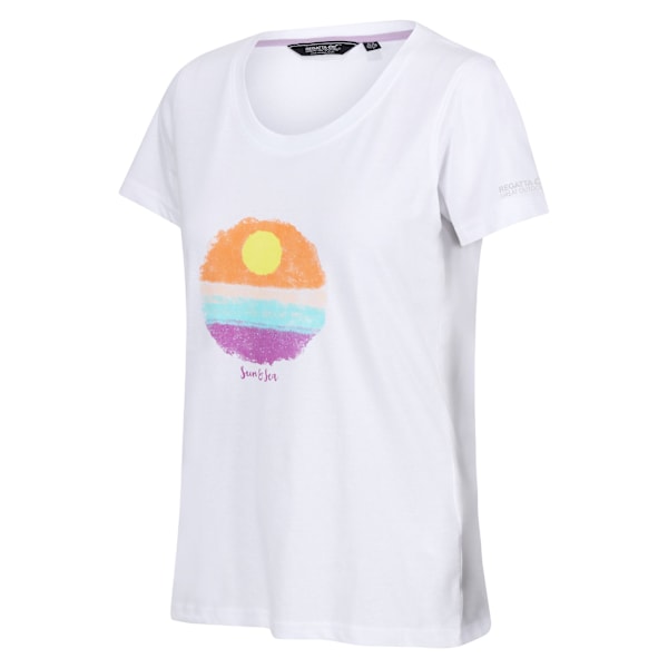 Regatta Filandra VIII Sol-T-shirt för Kvinnor/Dam Storlek 14 UK Vit White 14 UK