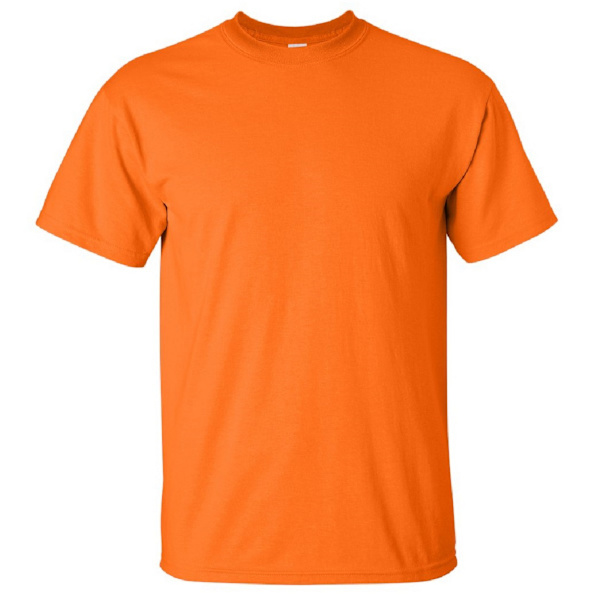 Gildan Mens Ultra Cotton Kortärmad T-shirt XL Säkerhetsorange Safety Orange XL