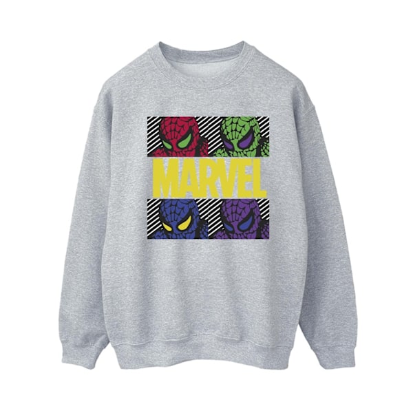 Marvel Womens/Ladies Spider-Man Pop Art Sweatshirt S Sports Grå Sports Grey S