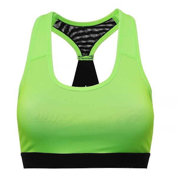 TriDri Sport-BH för kvinnor/damer (medium support) L L Lightning Green L