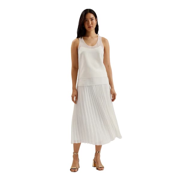 Ted Baker Dam/Dam Ärmlös Linne 8 UK Ivory Ivory 8 UK
