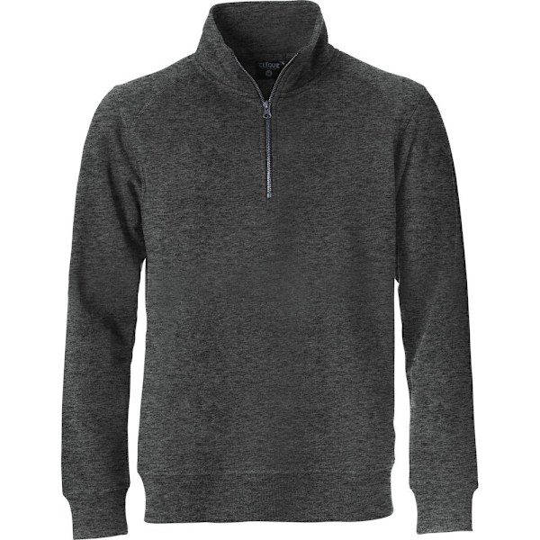 Clique Unisex Adult Classic Melange Halv Zip Sweatshirt XXL Antracit Anthracite XXL