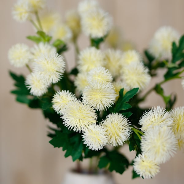 Hill Interiors Bollvädd Spray Konstgjord Blomma One Size C Cream One Size
