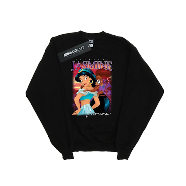 Disney Herr Aladdin Prinsessan Jasmine Montage Sweatshirt 3XL Svart Black 3XL