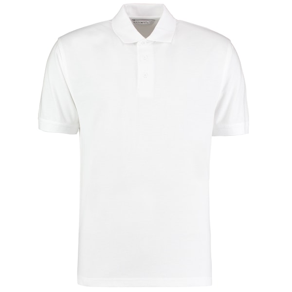 Kustom Kit Klassic Superwash Kortärmad Poloskjorta S Vit White S