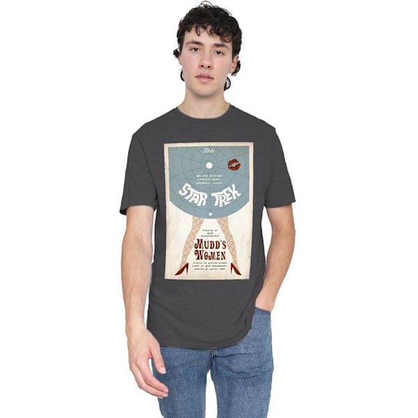 Star Trek Unisex Vuxen The Original Series Avsnitt 6 T-shirt S Charcoal S