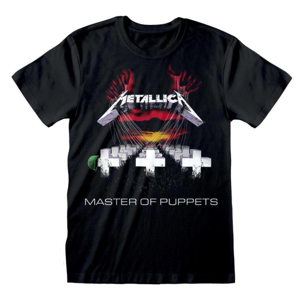Metallica Unisex Vuxen Master Of Puppets Tracks T-shirt XL Svart Black XL