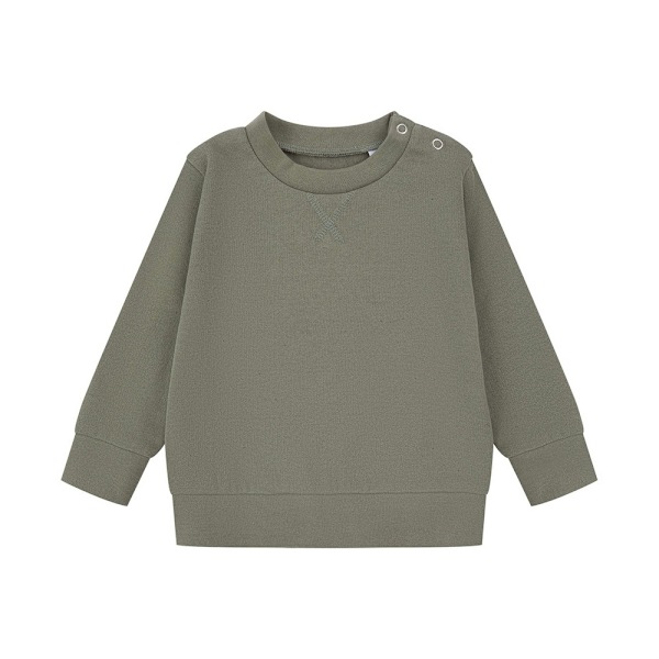 Larkwood Barnkläder/Barn Hållbar Sweatshirt 2-3 År Khaki Khaki 2-3 Years