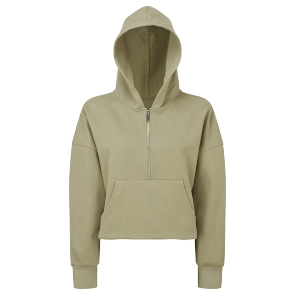 TriDri Dam/Dam Half Zip Hoodie 18 UK - 20 UK Sage Green Sage Green 18 UK - 20 UK