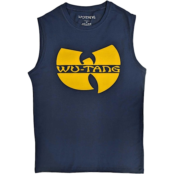 Wu-Tang Clan Unisex Vuxen Logo Bomull Väst Topp XL Marinblå Navy Blue XL