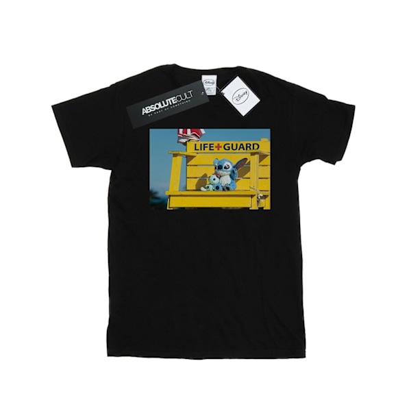 Disney Dam/Kvinnor Lilo Och Stitch Livvakt Bomull Pojkvän Black 3XL