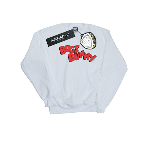 Looney Tunes Herr Bugs Bunny Namn Sweatshirt M Vit White M