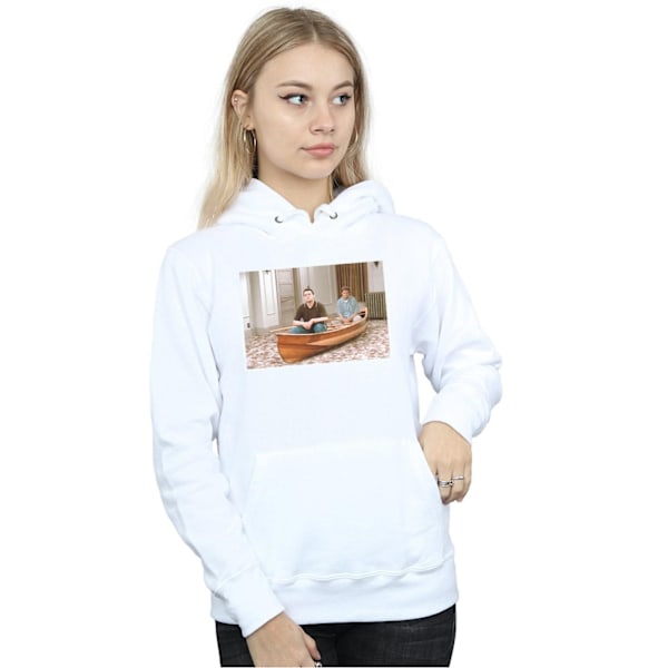 Friends Dam/Damer Båt Foto Hoodie XXL Vit White XXL