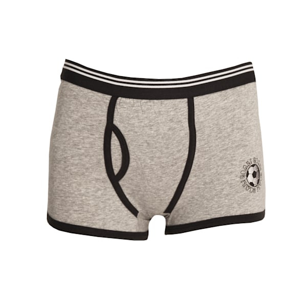 4Kidz Pojkars Bomullsboxershorts med Trunk Fit (3-pack) 9-10 år Fotboll Football 9-10 Years