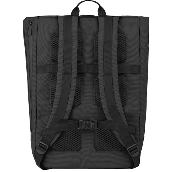 Moleskine Metro Roll Top Ryggsäck One Size Solid Black Solid Black One Size