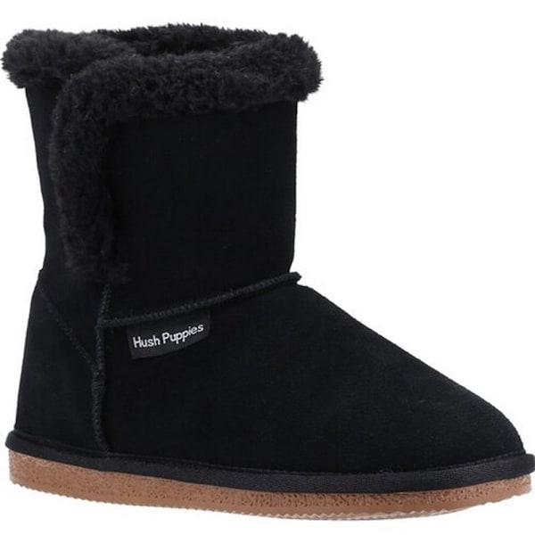 Hush Puppies Flickor Ashlynn Mocka Tofflor 13 UK Barn Svart Black 13 UK Child