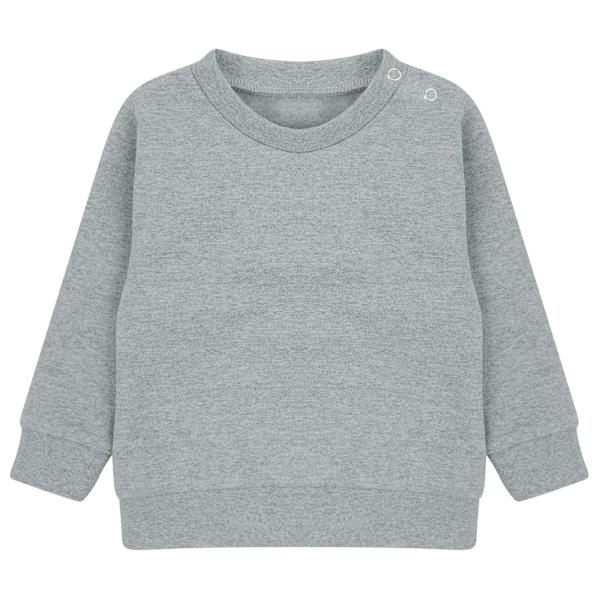 Larkwood Baby Hållbar Sweatshirt 5-6 År Heather Grey Heather Grey 5-6 Years