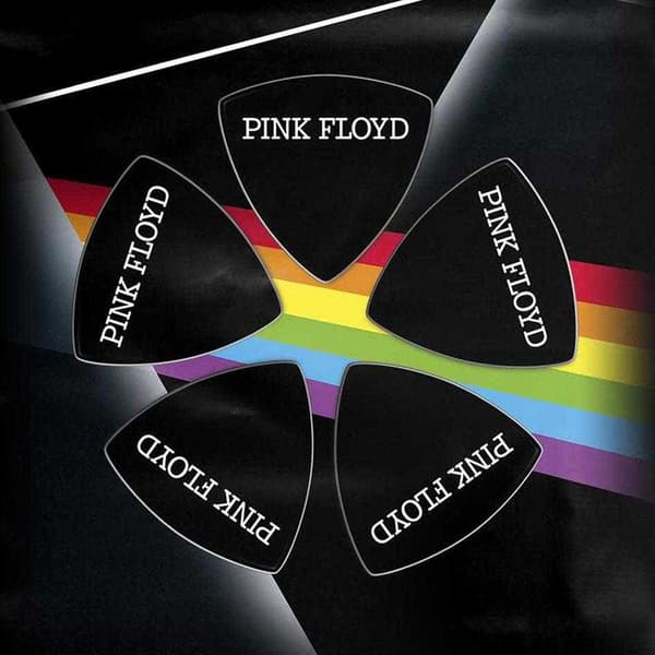 Pink Floyd Logotyp Plektrum (5-pack) One Size Svart Black One Size