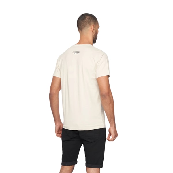 Duck and Cover Mens Blevins T-Shirt L Off White Off White L