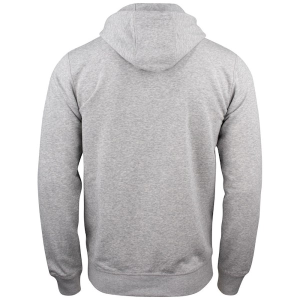 Clique Herr Premium Ekologisk Bomull Full Zip Hoodie L Grå Melange Grey Melange L