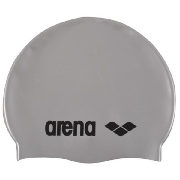 Arena Unisex Adult Classic Silikon Cap One Size Silver/Bl Silver/Black One Size