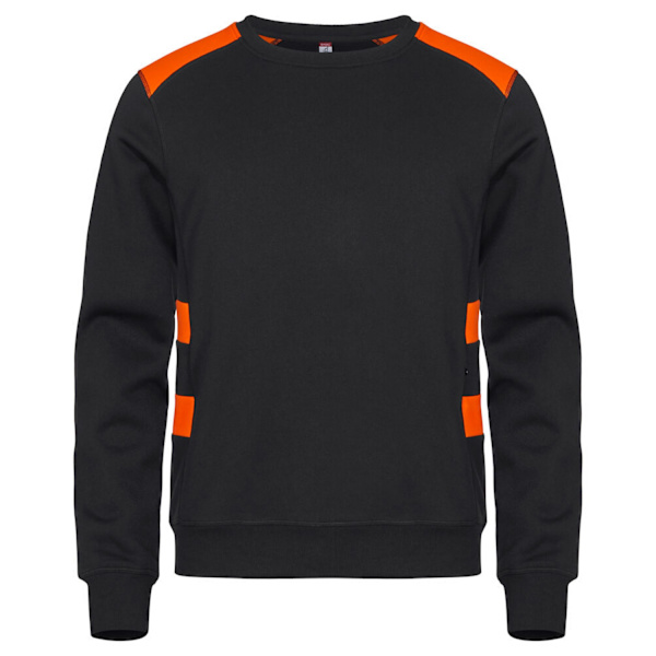 Clique Unisex Vuxen Ambition Rundhalsad Sweatshirt L Synlighet Visibility Orange L