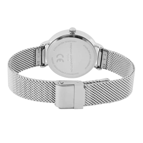French Connection Dam Analog Klocka En Storlek Senapsgul Mustard/Silver One Size