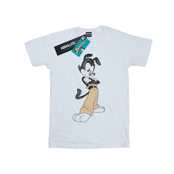 Animaniacs Girls Yakko Classic Pose Bomull T-shirt 5-6 år Vit White 5-6 Years