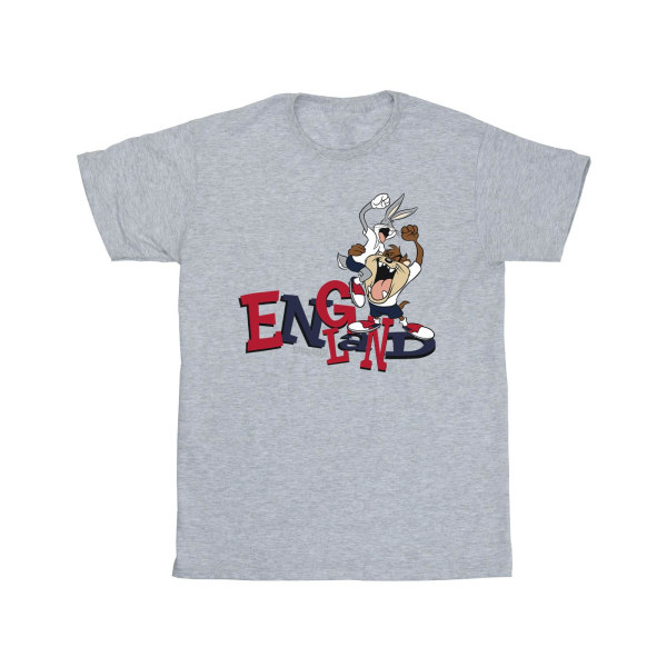 Looney Tunes Boys Bugs & Taz England T-shirt 3-4 år Sport G Sports Grey 3-4 Years
