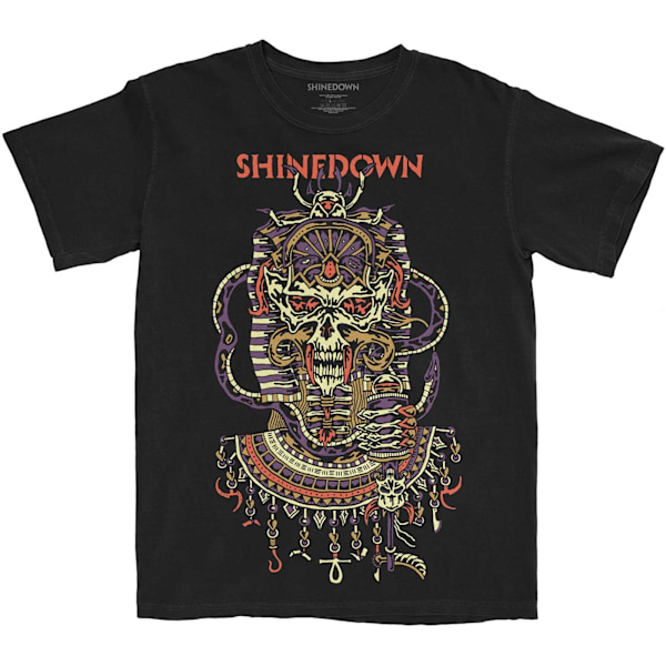 Shinedown Unisex Adult Planet Zero Bomull T-shirt L Svart Black L