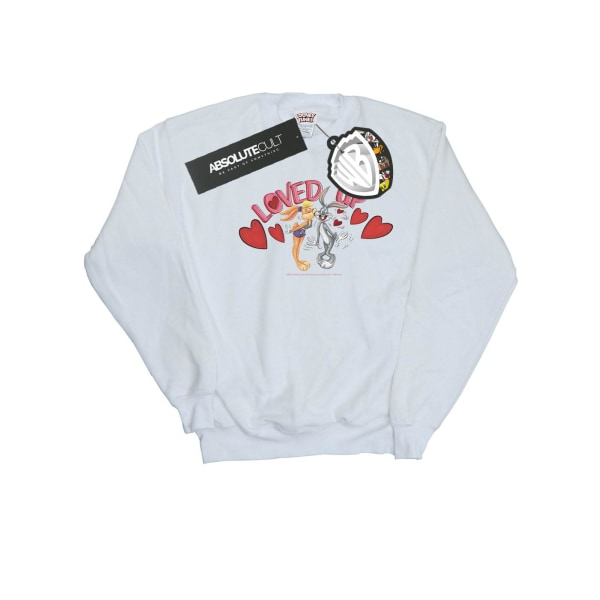 Looney Tunes Mens Bugs Bunny And Lola Valentine´s Day Loved Up White L