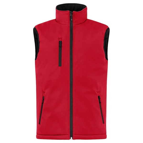 Clique Softshell Vadderad Väst L Röd Red L