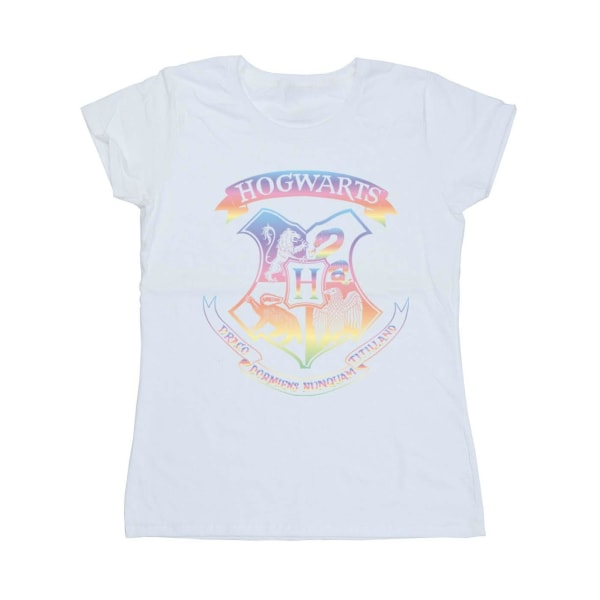 Harry Potter Dam/Dam Crest Pastell Bomull T-shirt S Vit White S