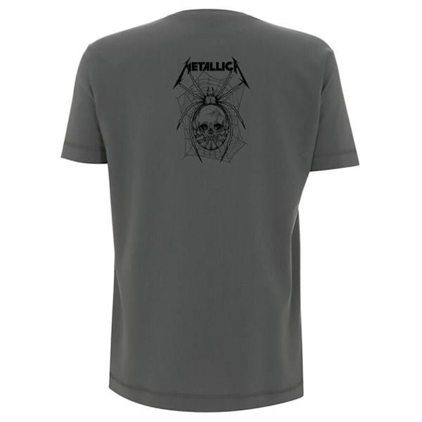 Metallica Unisex Adult Spider T-Shirt S Grå Grey S