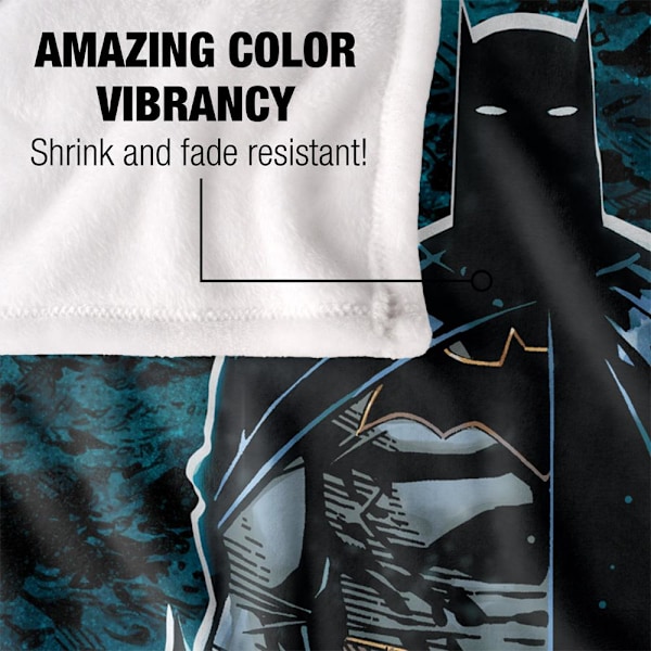 Batman Skugga Filt One Size Flerfärgad Multicoloured One Size