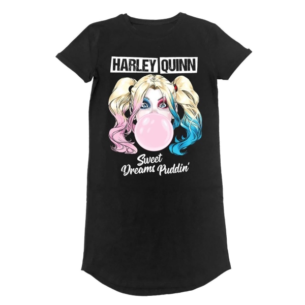 Batman Dam/Dam Sweet Dreams Puddin Harley Quinn T-shirt D Black L