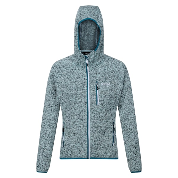 Regatta Dam/Kvinnor Newhill Marl Hooded Fleece Jacka 14 UK S Sea Haze 14 UK