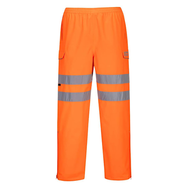 Portwest Hi-Vis Säkerhetsregnbyxor för Herrar M R Orange Orange M R