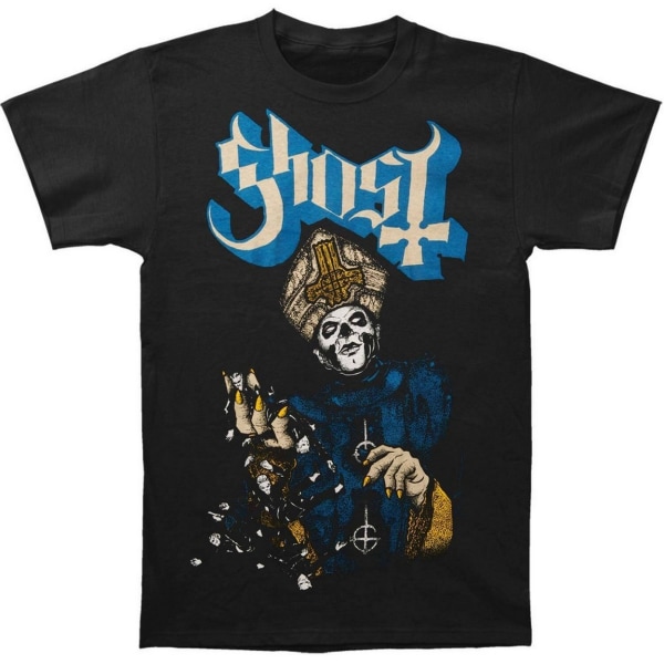 Ghost Unisex Adult Papa of the World T-shirt XL Svart Black XL
