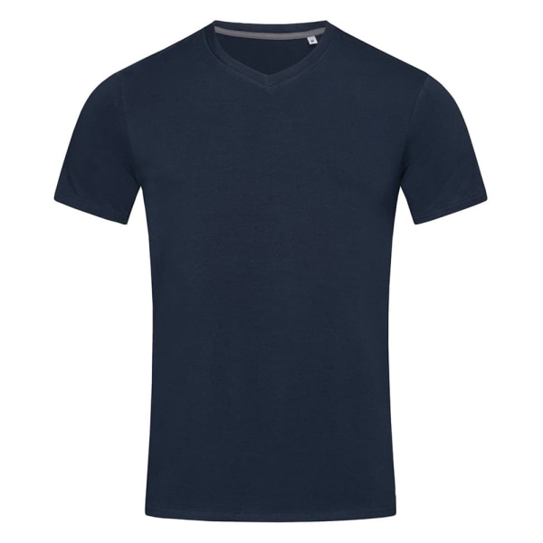 Stedman Stars Clive V-ringad T-shirt för män L Marina Blue Marina Blue L