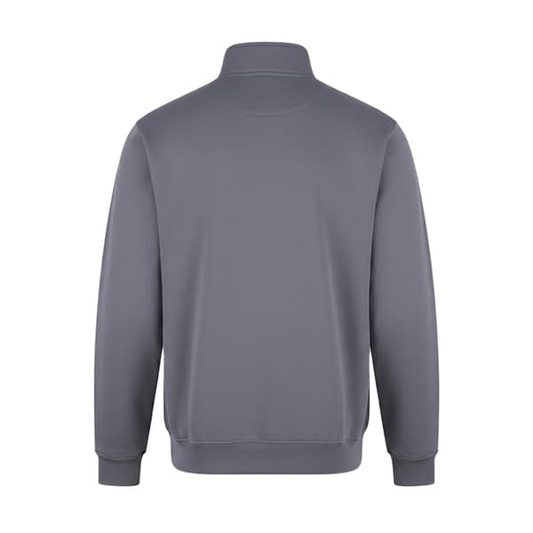PRO RTX Herrtröja med kvartsdragkedja XL Enfärgad Grå Solid Grey XL