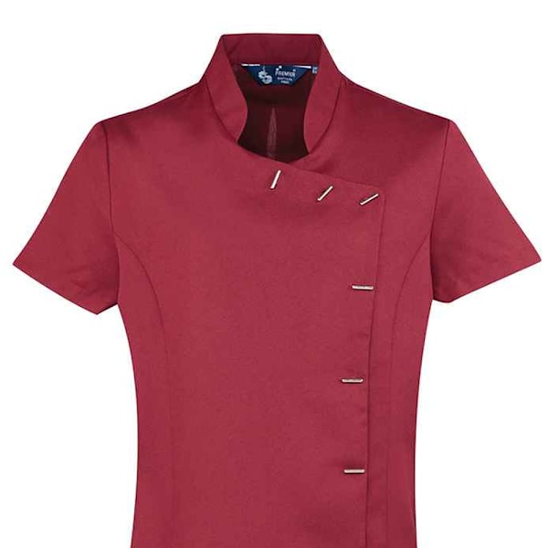 Premier Dam/Dam *Orkidé* Tunika / Hälsa Skönhet & Spa / Arbetskläder Burgundy 10
