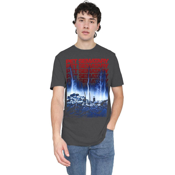 Pet Sematary Unisex Vuxen T-Shirt M Kolgrå Charcoal M