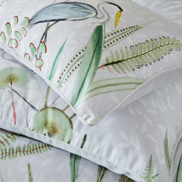 Paoletti Aaliyah Botaniska örngott (2-pack) 50 cm x 75 cm W White/Green/Grey 50cm x 75cm