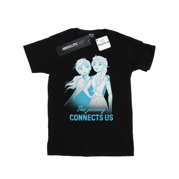 Disney Herr Frozen 2 Elsa och Anna The Journey Connects Us T-shirt Black L